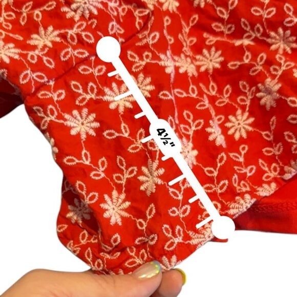 Lane Bryant Red Embroidered Romper – Plus Size 18 - Picture 12 of 13